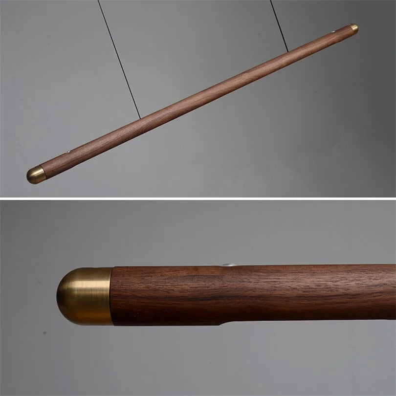 WOOD KITCHEN LINEAR PENDANT LIGHTING | CLGHLIN54