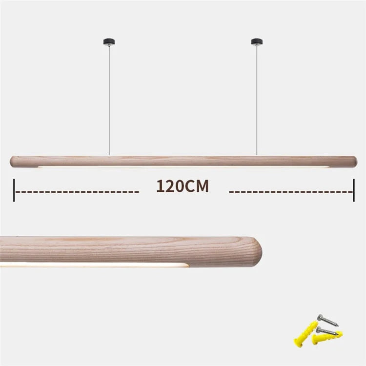 WOOD KITCHEN LINEAR PENDANT LIGHTING | CLGHLIN54