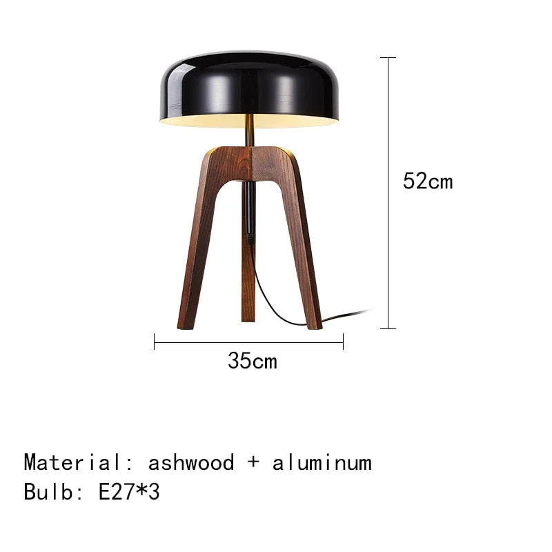 WOOD TRIPOD TABLE LAMP | CL852226