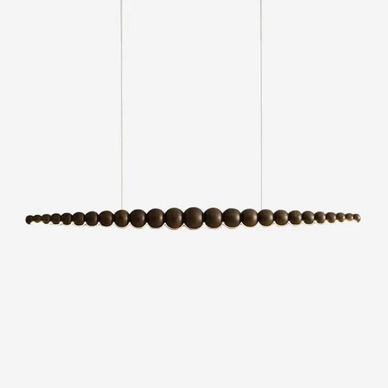WOODEN BEADS BAR PENDANT LIGHTING | CL78203
