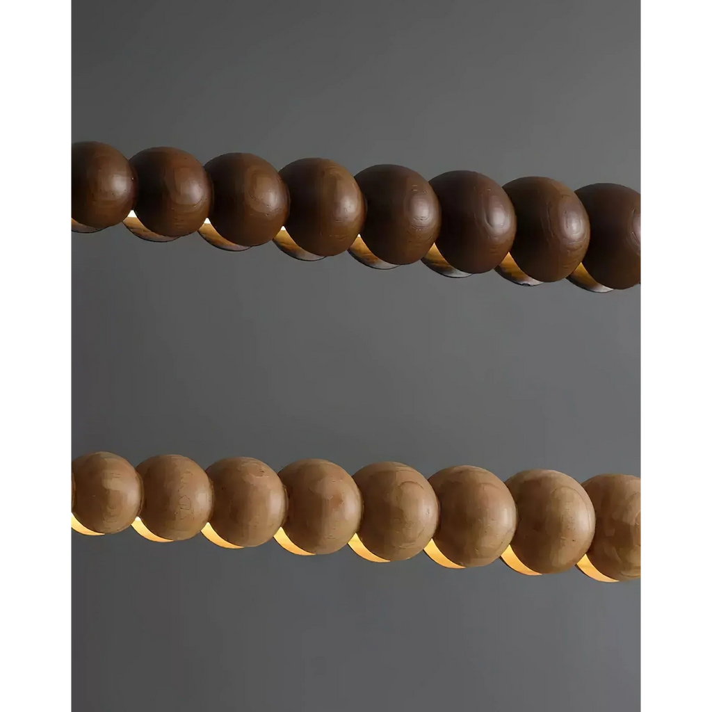 WOODEN BEADS BAR PENDANT LIGHTING | CL78203