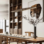 WOODEN BEADS BAR PENDANT LIGHTING | CL78203