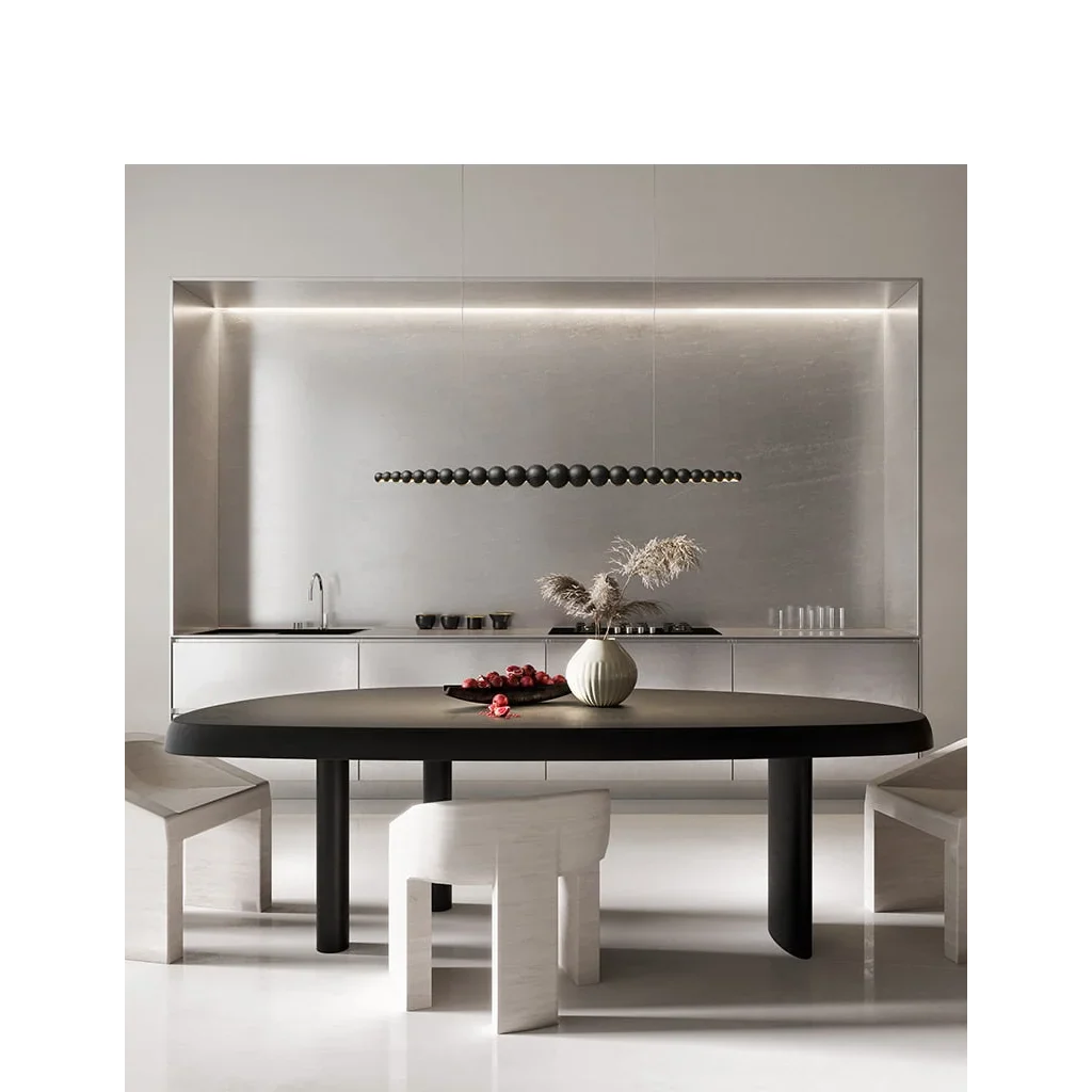 WOODEN BEADS BAR PENDANT LIGHTING | CL78203