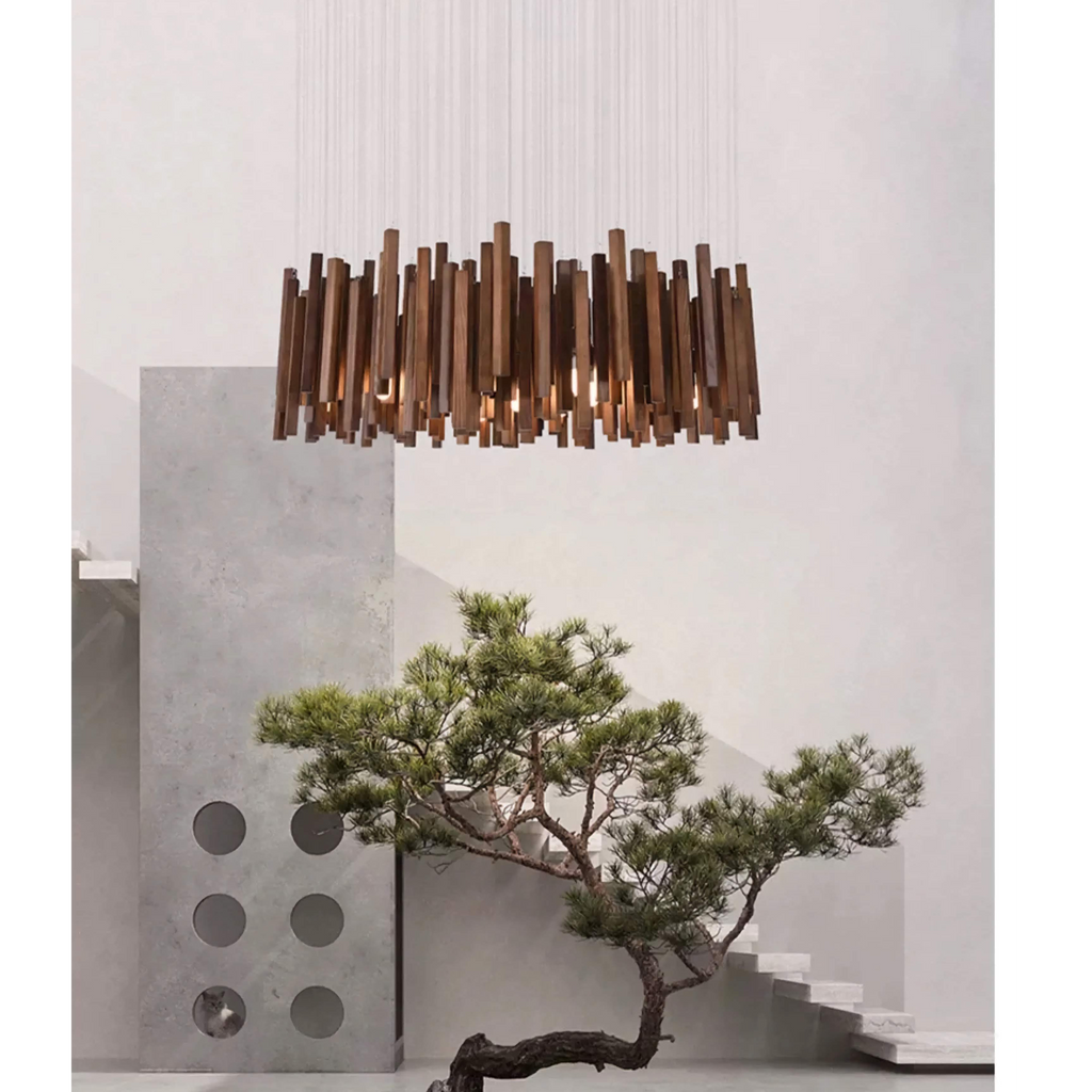 WOODEN BEAM PENDANT LIGHTING | DESIGN CLGH500