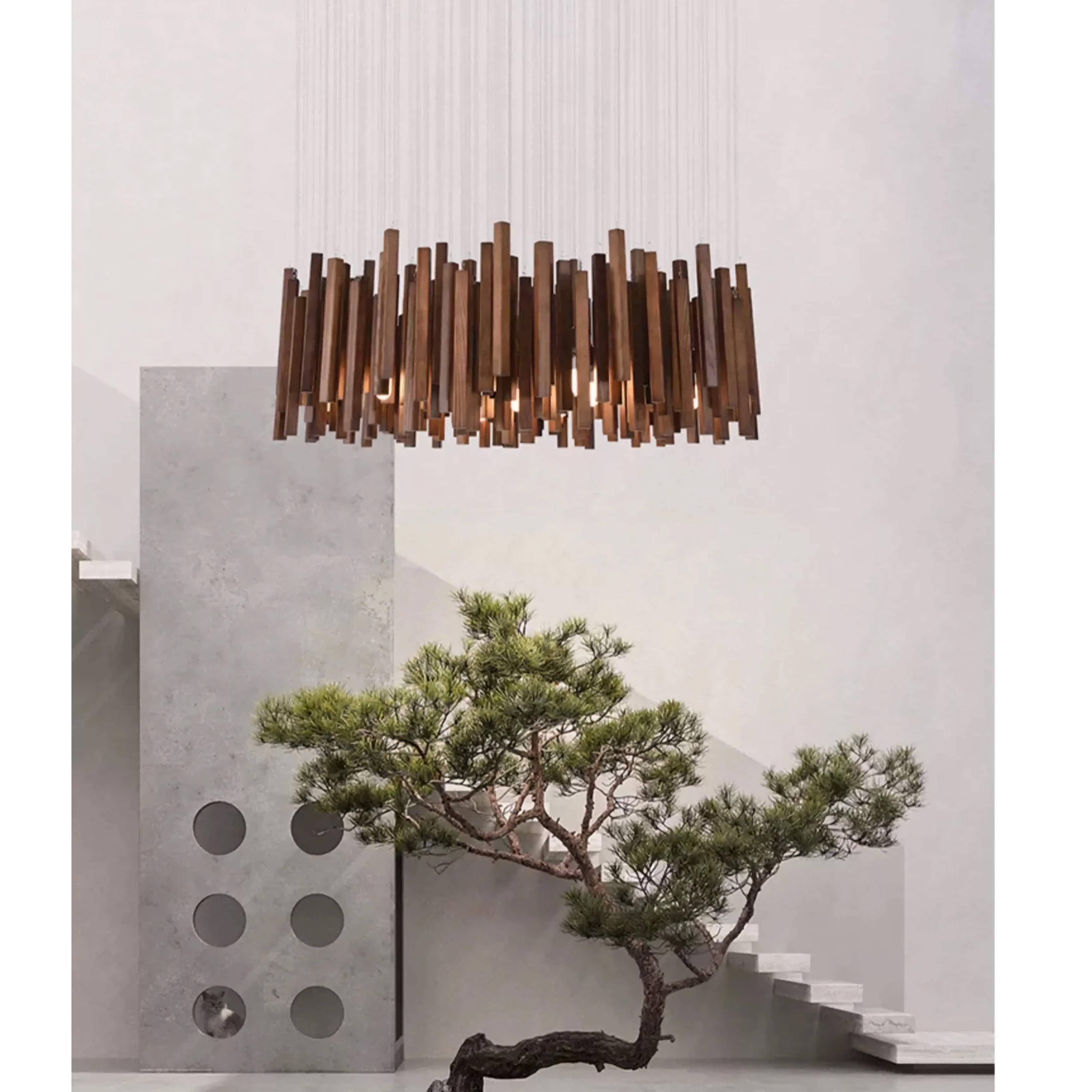 WOODEN BEAM PENDANT LIGHTING | DESIGN CLGH500