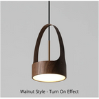 WOODEN-INSPIRED PENDANT LAMP