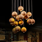 WOODEN SPHERE PENDANT LIGHTS | CL88552M