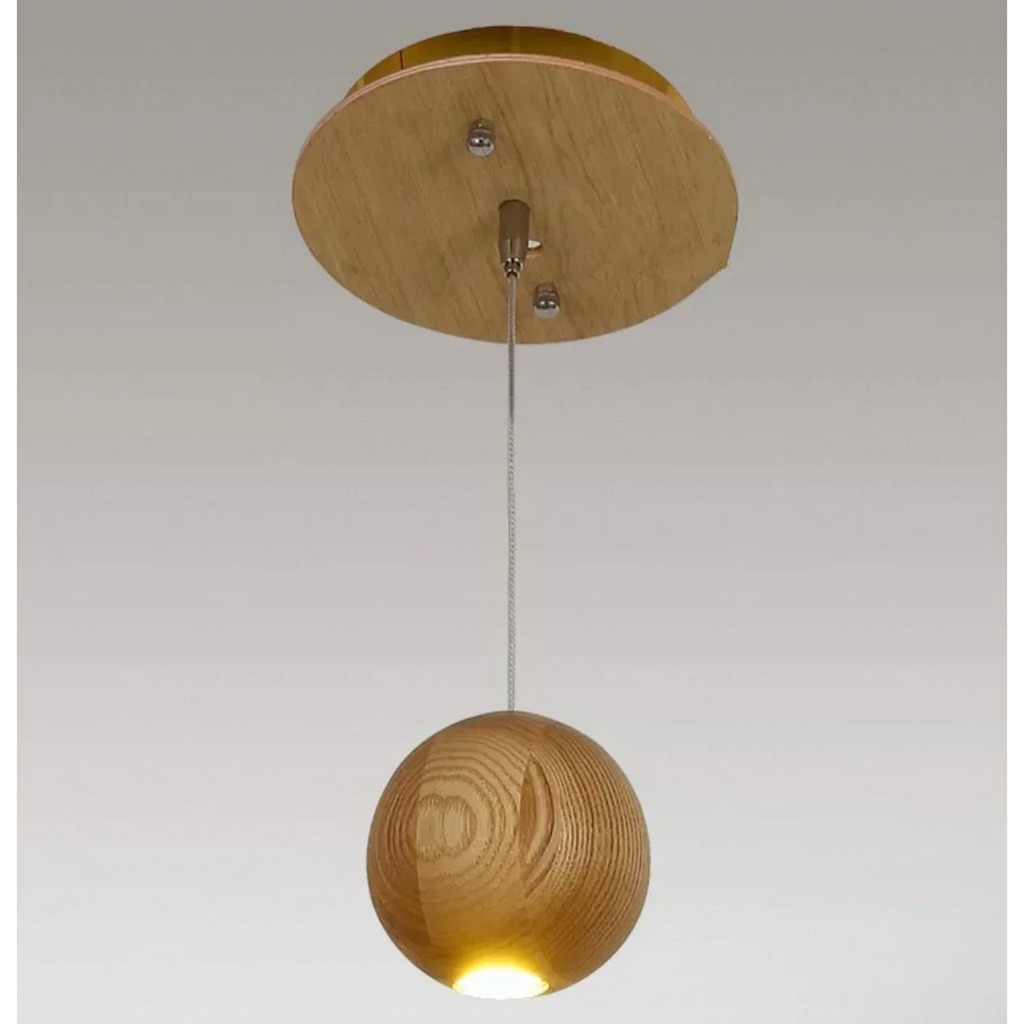 WOODEN SPHERE PENDANT LIGHTS | CL88552M