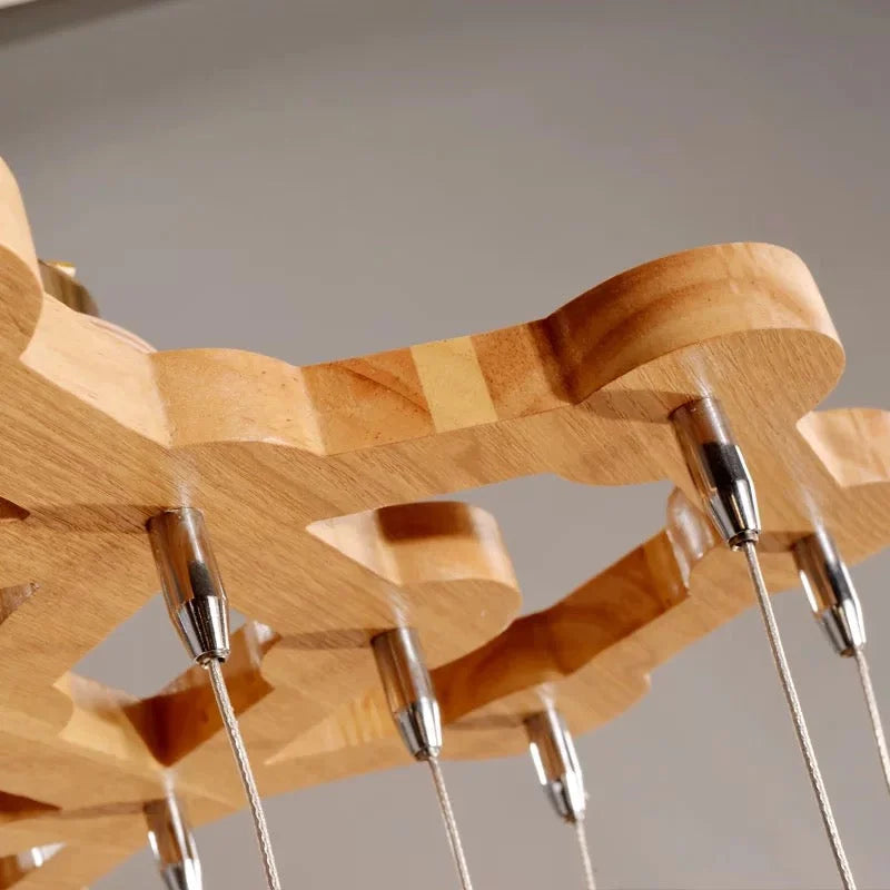 WOODEN SPHERE PENDANT LIGHTS | CL88552M