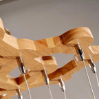 WOODEN SPHERE PENDANT LIGHTS | CL88552M