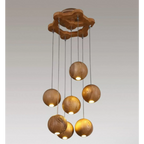 WOODEN SPHERE PENDANT LIGHTS | CL88552M